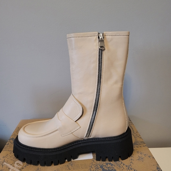 Free People Madison Loafer Boot In Afterglow, BNWT, Size 39 - Picture 8 of 12